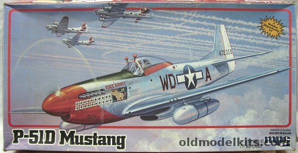 MPC 1/24 North American P-51D Mustang - 'Ridge Runner' 9th AF 356th Fighter Squadron 354th FG 9th AF, 1-4602 plastic model kit